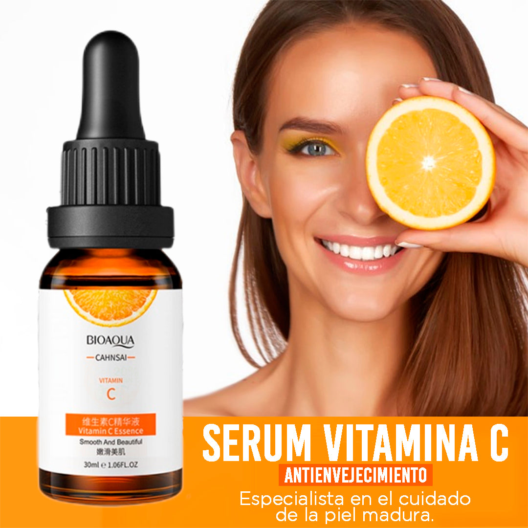 SERUM DE VITAMINA C BIOAQ 30ML - 💛 “¡Luce una piel radiante con nuestro Sérum de Vitamina C Bioaqua!”