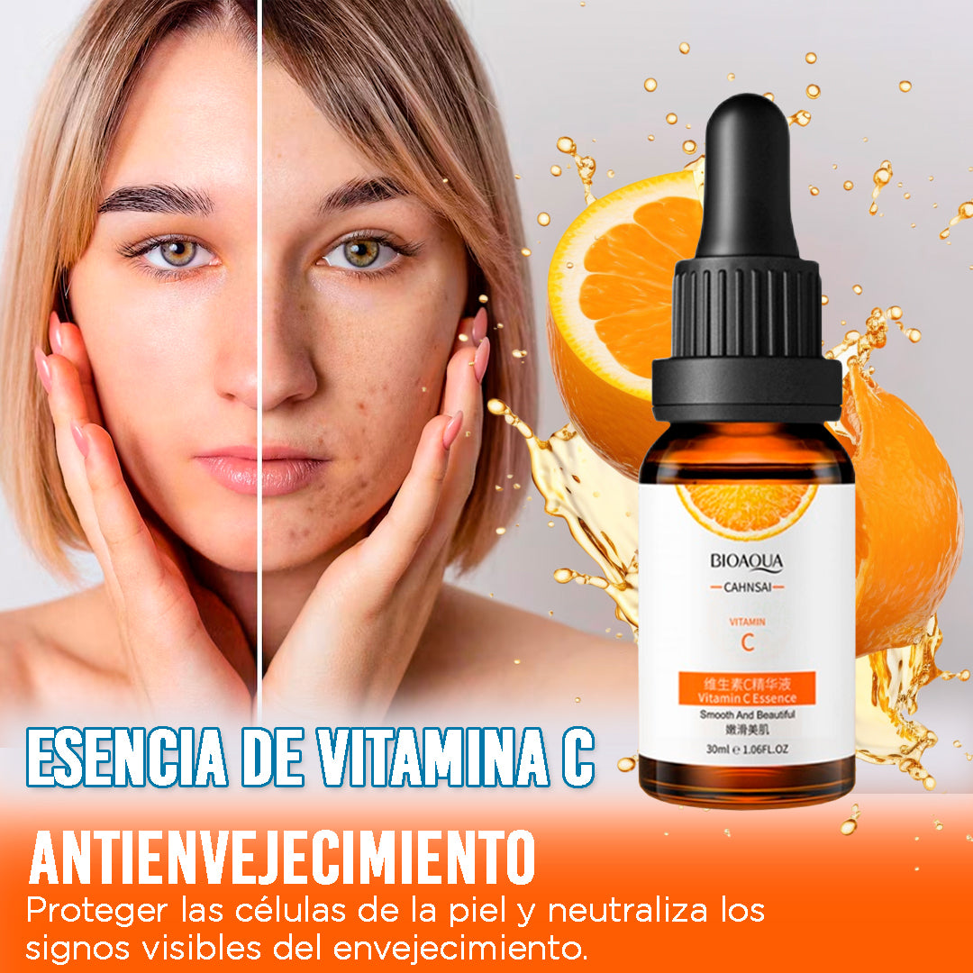 SERUM DE VITAMINA C BIOAQ 30ML - 💛 “¡Luce una piel radiante con nuestro Sérum de Vitamina C Bioaqua!”